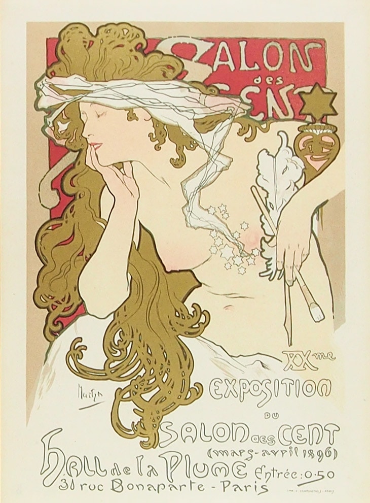 アルフォンス・ミュシャ 「サロン・デ・サン」 | | アトリエ・ブランカ