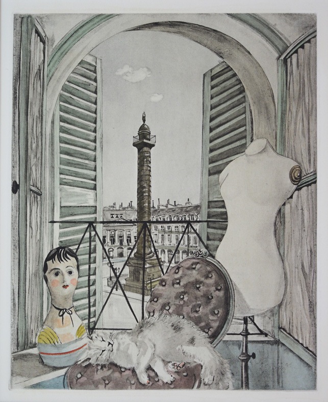 藤田嗣治 「ヴァンドーム広場」 | | アトリエ・ブランカ