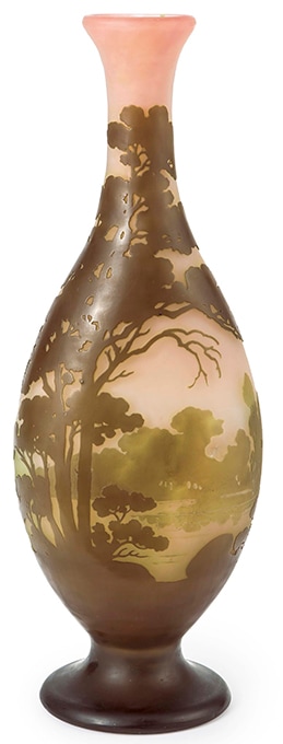 エミール・ガレ 「湖水風景文花瓶」 | | アトリエ・ブランカ