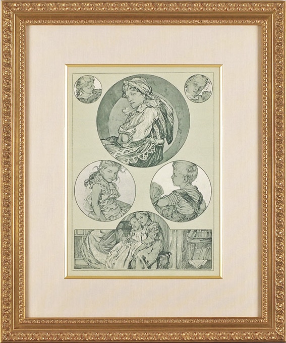 アルフォンス・ミュシャ 「装飾人物集・PL.16」 | | アトリエ・ブランカ