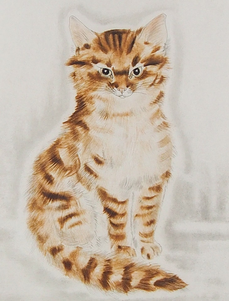 藤田嗣治 「茶色の猫」 | | アトリエ・ブランカ