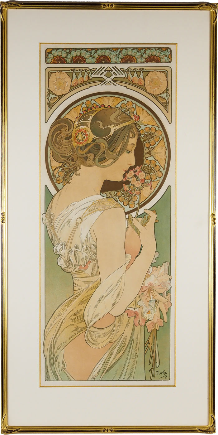 アルフォンス・ミュシャ 「桜草」 | | アトリエ・ブランカ