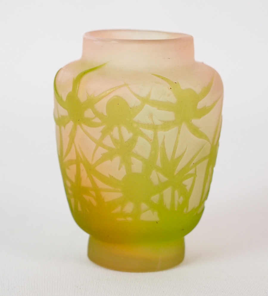 エミール・ガレ 「薊文花瓶（茶入）」 | | アトリエ・ブランカ