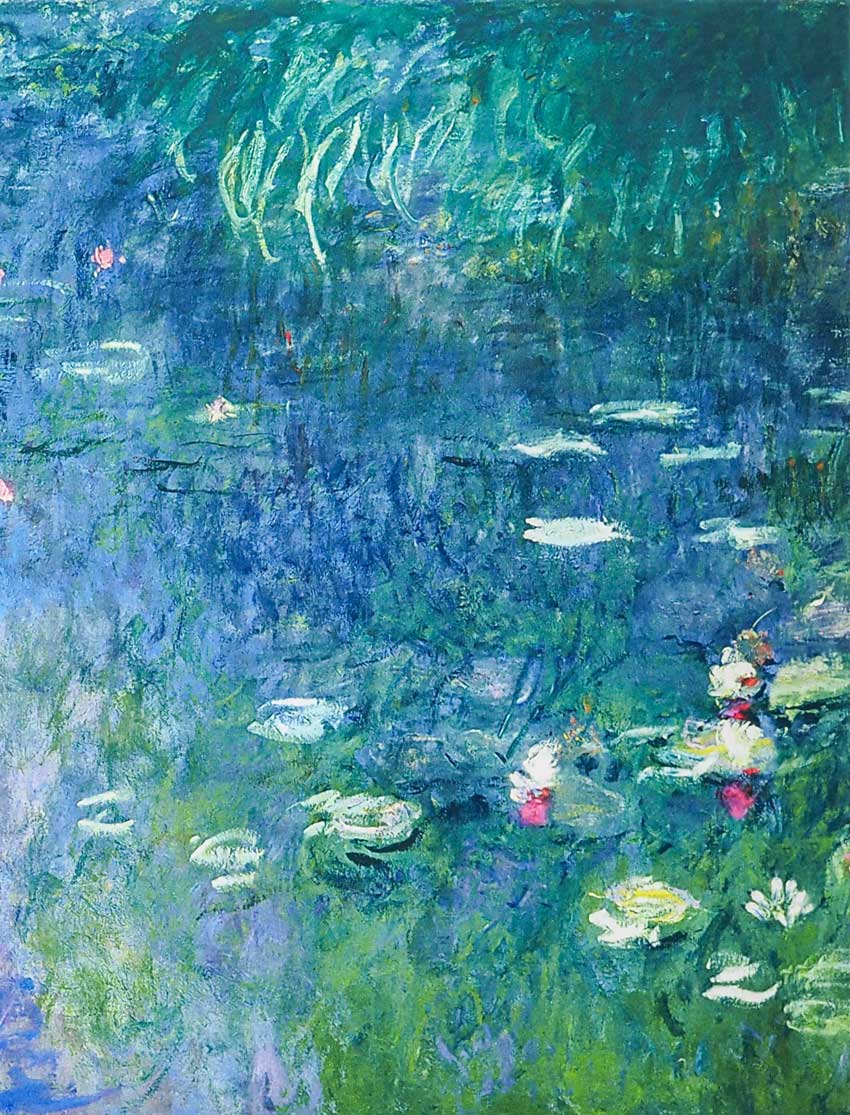 クロード・モネ 「睡蓮・朝 右（大） 」 | | アトリエ・ブランカ
