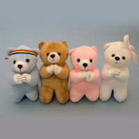 創価学会仏壇仏具【唱題くまさん ストラップ】赤澤朝陽