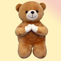 創価学会仏壇仏具【唱題くまさん（小）】赤澤朝陽