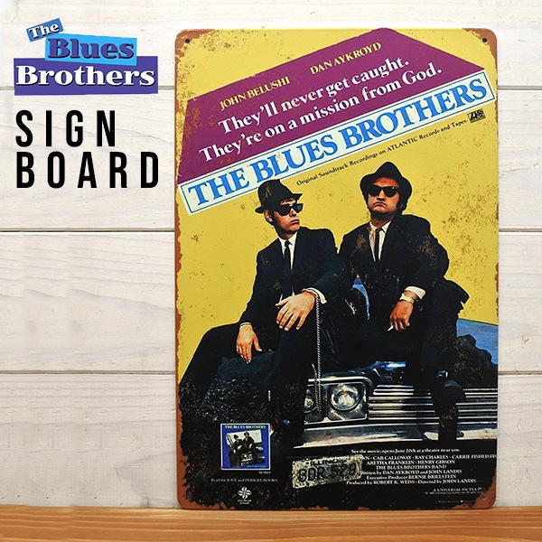 サインプレート BLUES BROTHERS ブルース ブラザーズ ダッジ モナコ