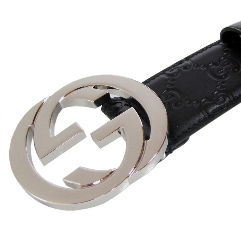 グッチ GUCCI ベルト メンズ GGレザー グッチシマ インターロッキングG