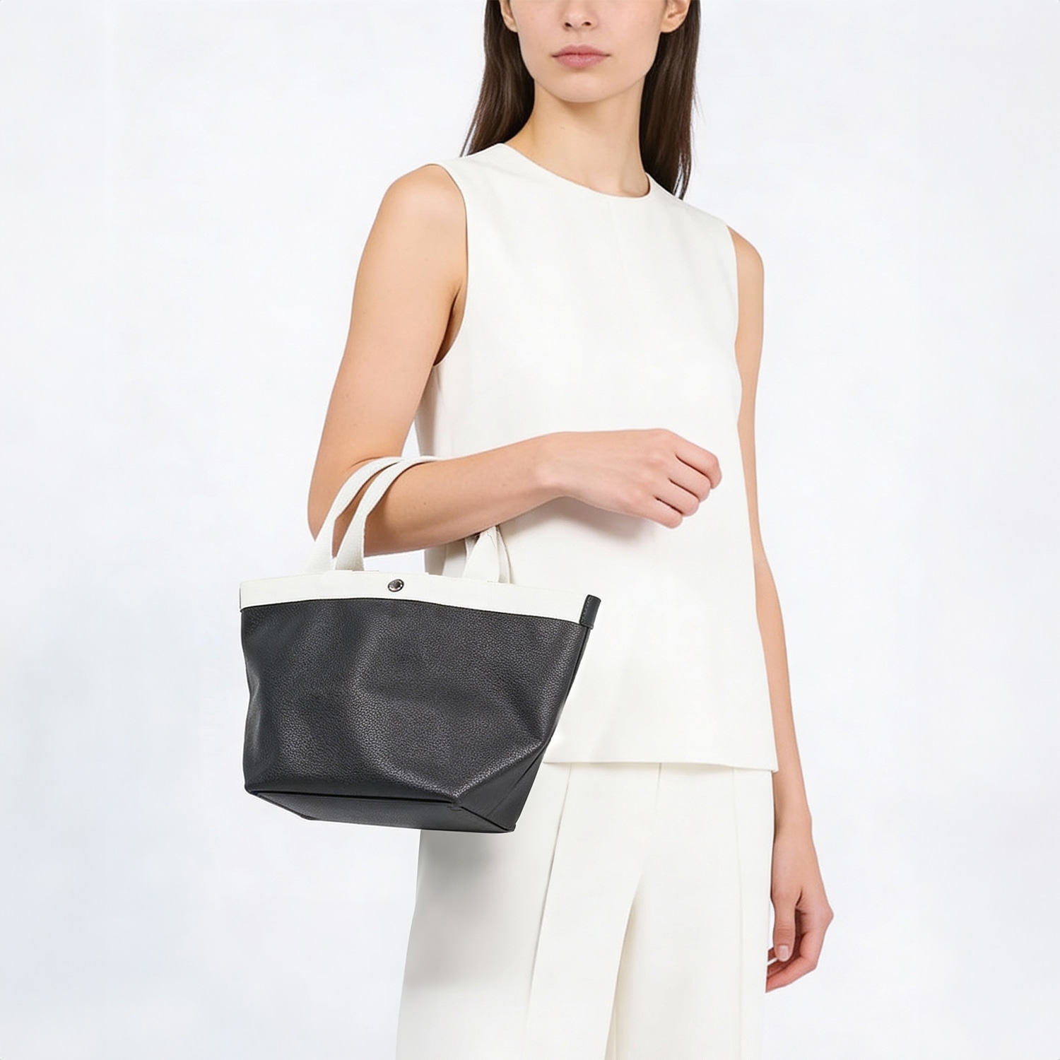 エルベシャプリエ トートバッグ レディース 舟形 M リュクス