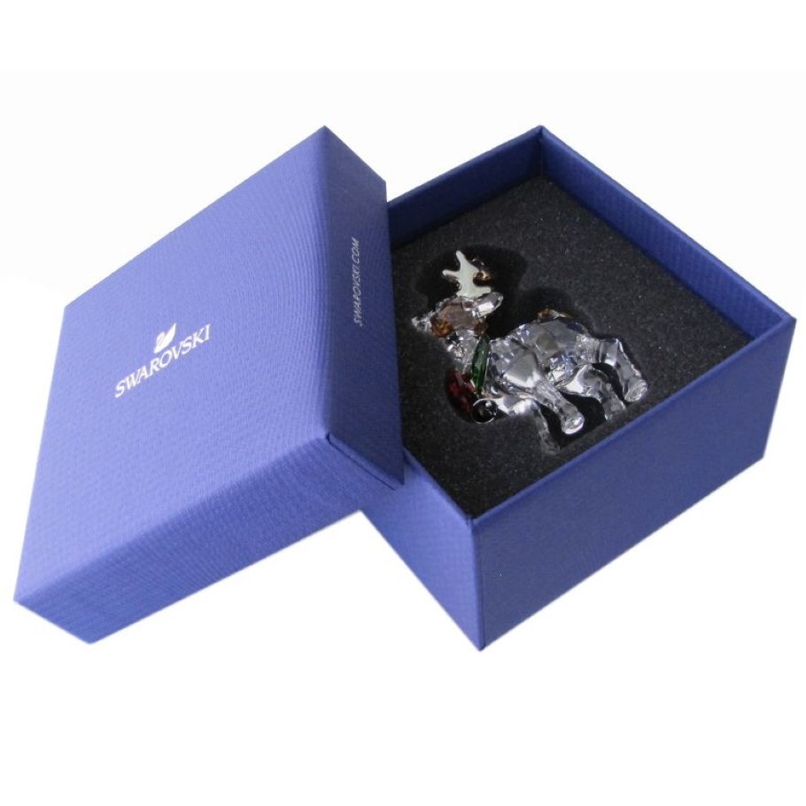 スワロフスキー SWAROVSKI クリスタルフィギュア サンタのトナカイ