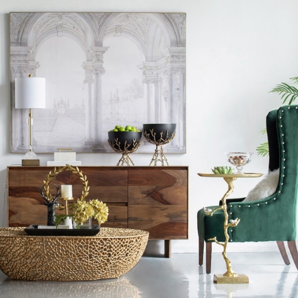 サイドテーブル 鳥モチーフ ゴールド | 全ての商品 |インテリア雑貨や