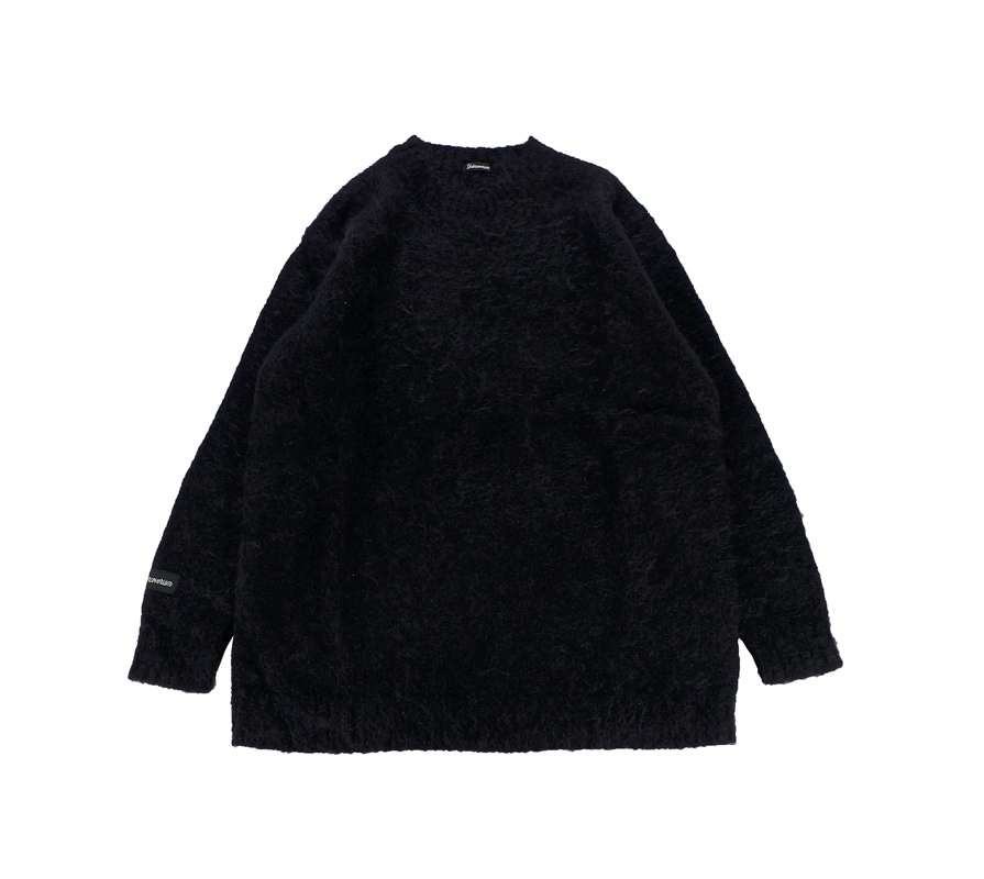 Undercoverism アンダーカバーイズム 脇ZIPモヘアニット ブラック