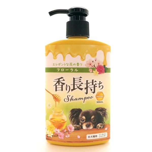 香り長持ちシャンプー フローラル 300mL 犬用 4975677050732