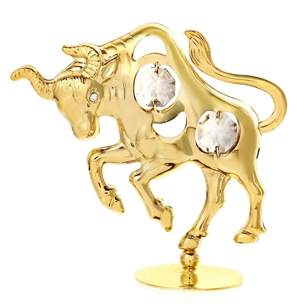 牛 置物 ( 牡牛座 ） 丑年 誕生日プレゼント ギフト 贈り物 男性 女性