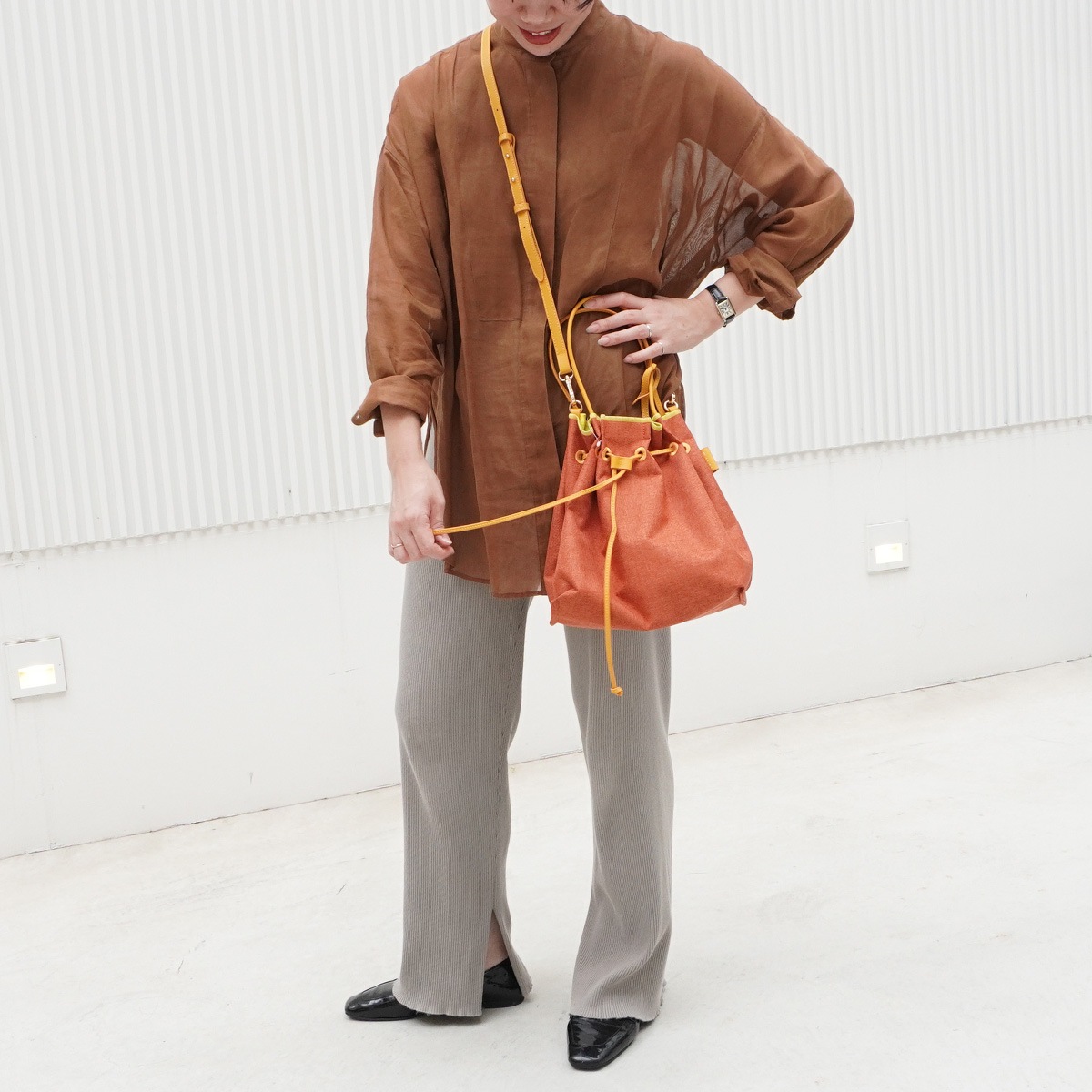 SAN HIDEAKI MIHARA】巾着バッグ（M） | ANNE onlinestore - アンネ