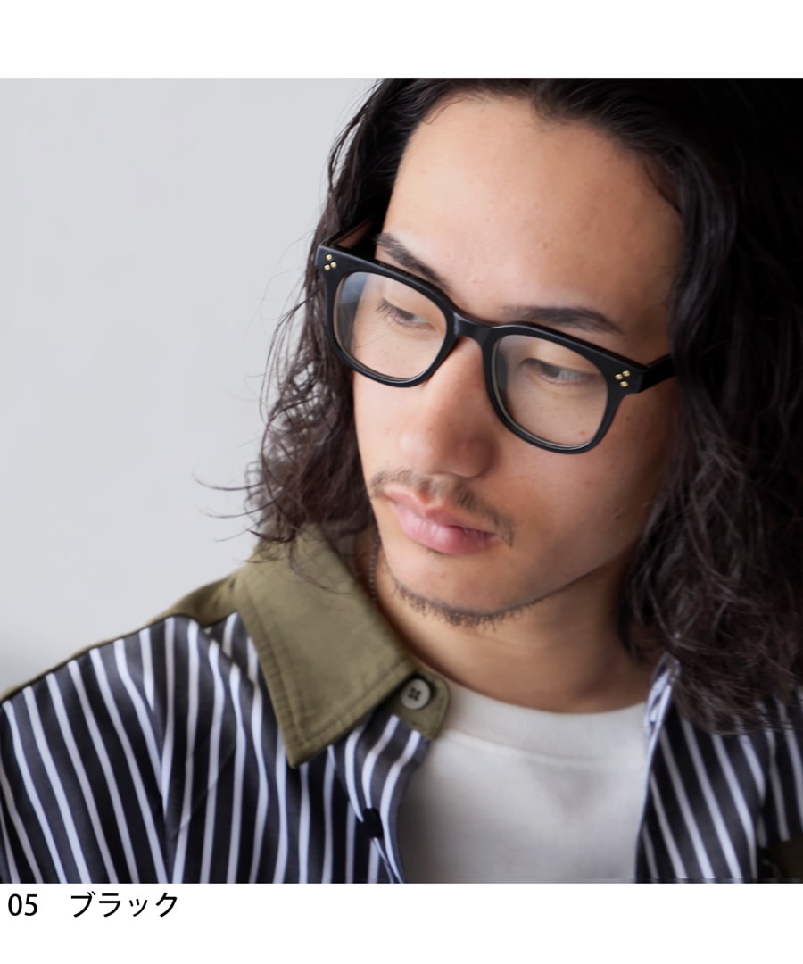 UVカット眼鏡 眼鏡 メンズ UVカット スクエア・メール便不可 | MENS