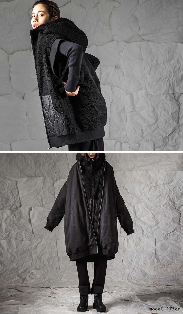 フード付き ボアベスト ベスト レディース アウター 送料無料・再販