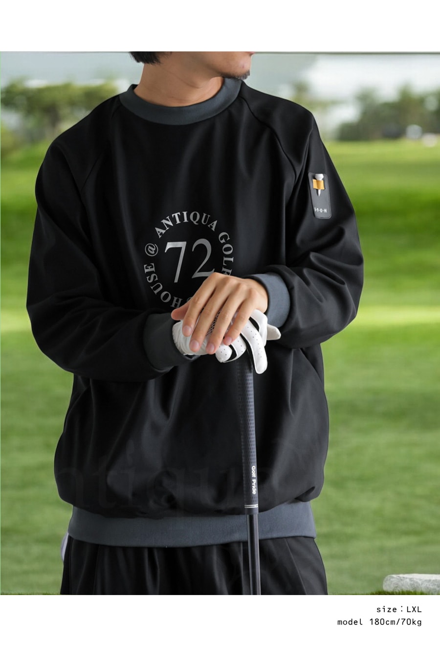 ANTIQUA GOLF×STCH トップス メンズ 送料無料・再入荷 メール便不可