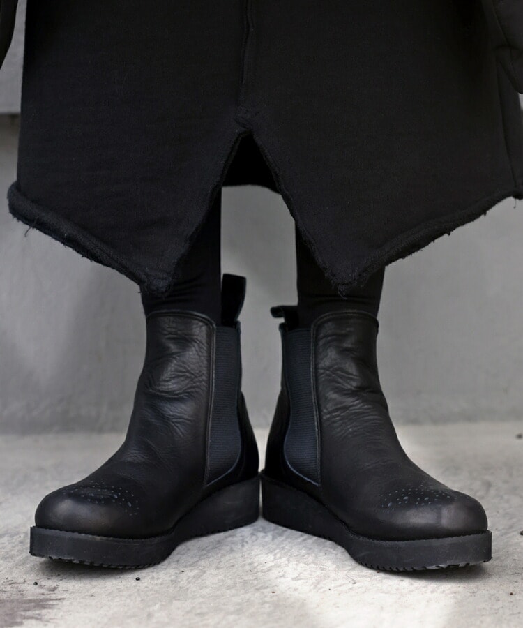 本革 日本製 サイドゴアブーツ レディース 靴 送料無料・再再販