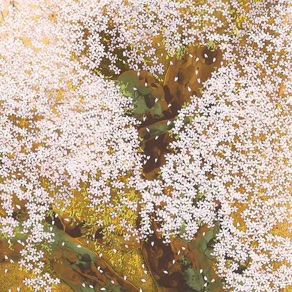 中島千波 「醍醐寺三宝院枝垂櫻吹雪」＜額＞｜エンディショップ【公式