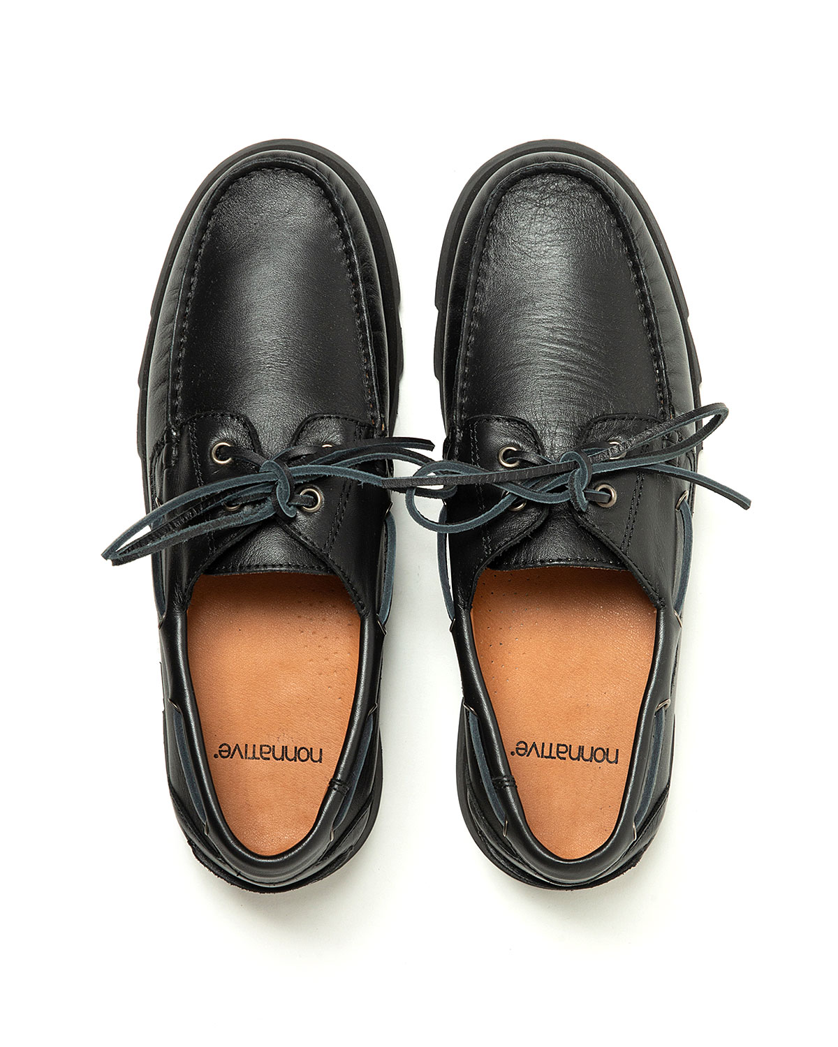 OFFICER DECK SHOES COW LEATHER | nonnative | A(e)_STORE
