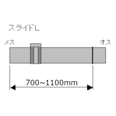 送料無料】ホンマ製作所 ステンレス煙突 ハゼ折りシングル 黒耐熱