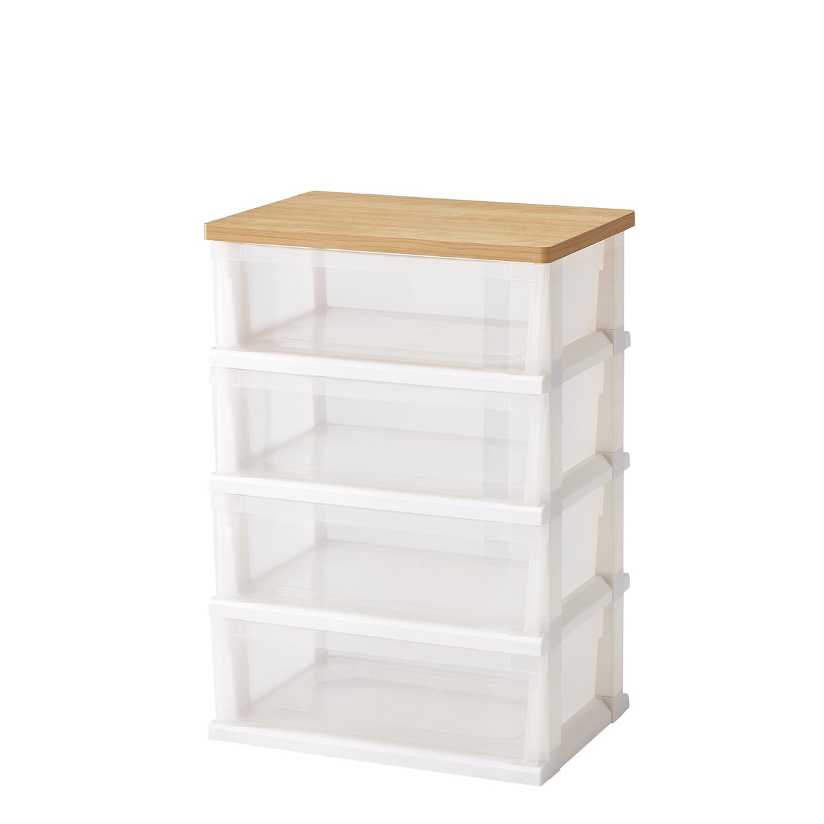 送料無料】天馬 組立式木製天板ストッカー 3段キャスター付 | 収納