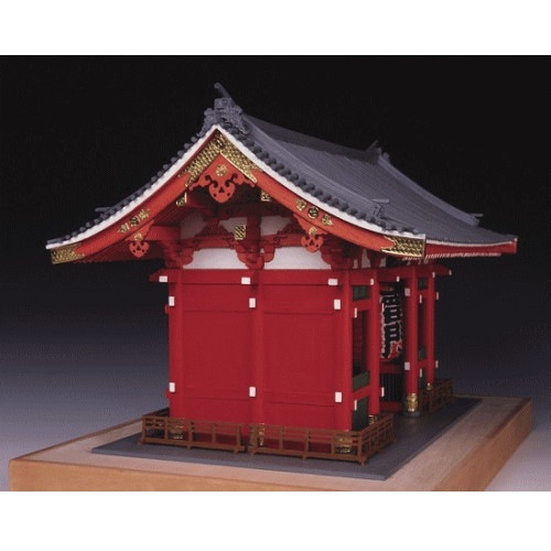 送料無料】ウッディジョー 木製建築模型 1/50 浅草寺 雷門 | アート