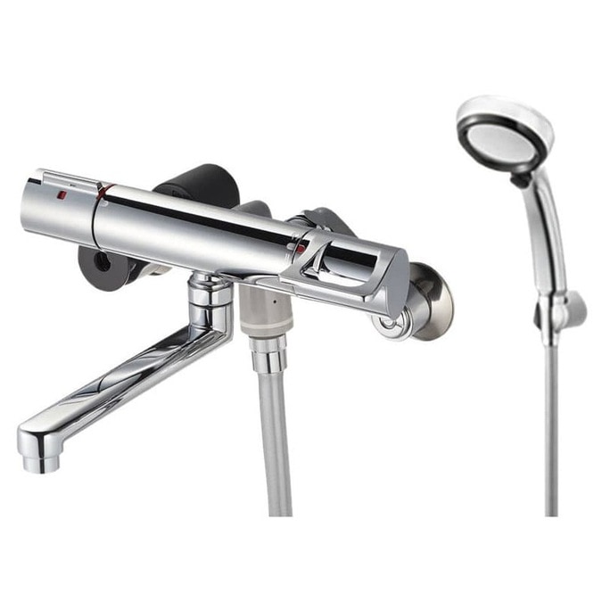 送料無料】サンエイ SANEI サーモシャワー混合栓 レイニー付 シルバー