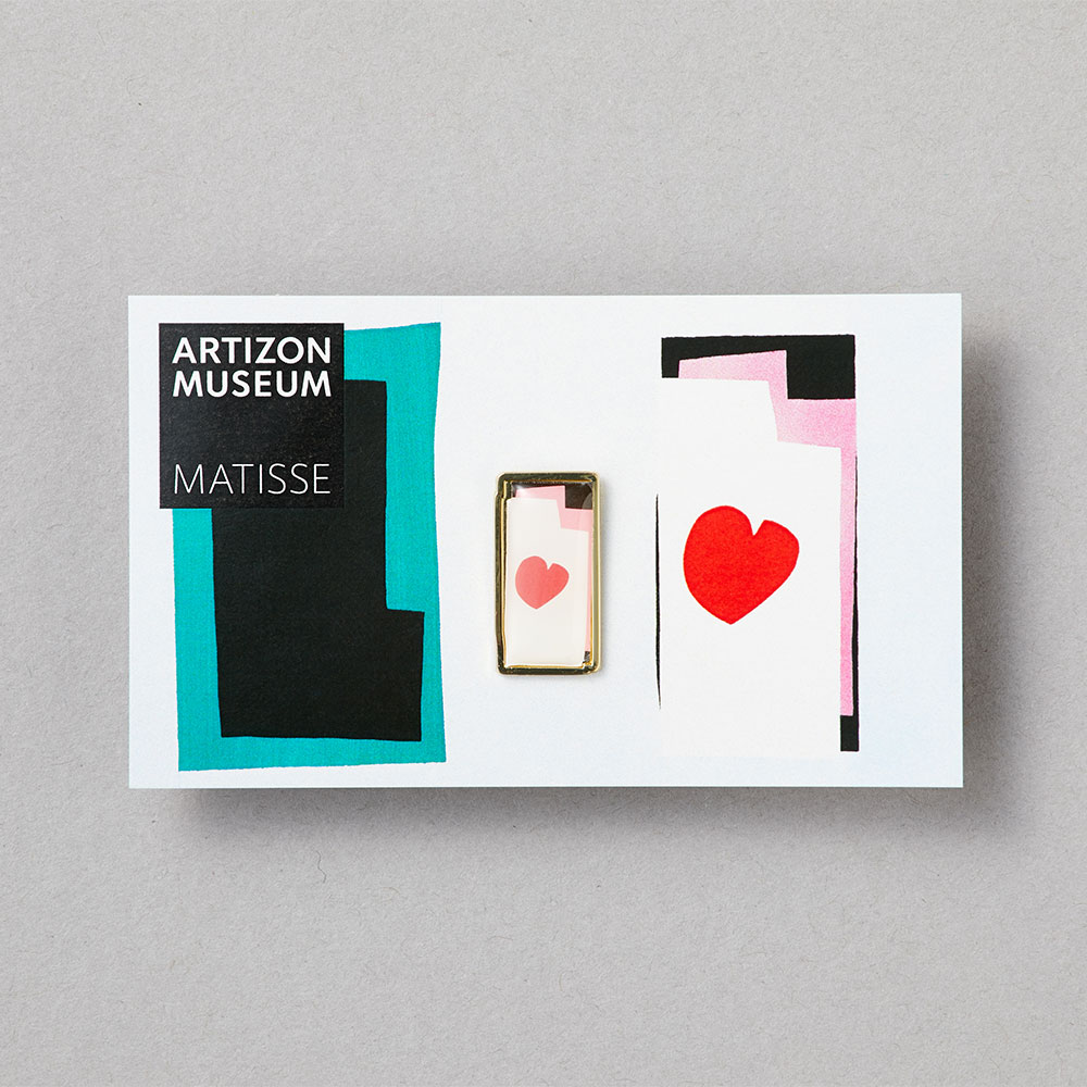 ピンバッチ/アンリ・マティス《 Ⅶ ハート》（『ジャズ』より