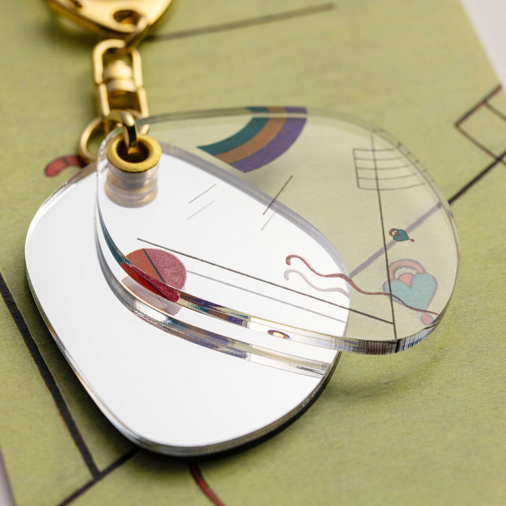 スライドミラー/ヴァシリー・カンディンスキー 《二本の線