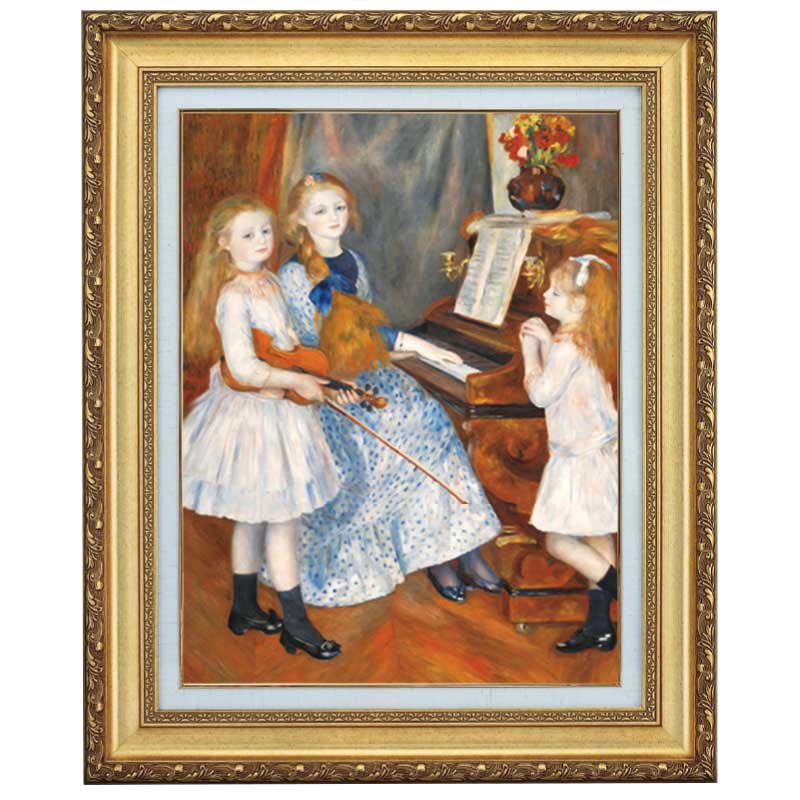 眠る裸婦』 ルノワール 10号 立体複製名画 額装付 【ポイント5％還元