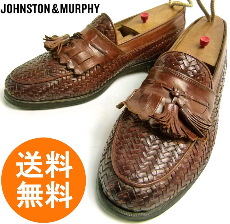 ジョンストン&マーフィー JOHNSTON & MURPHY 編み込みタッセル
