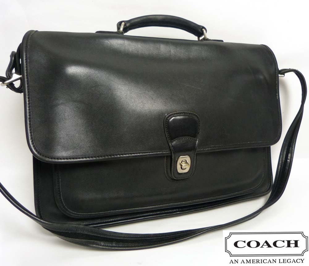 1980s オールドコーチ / OLD COACH コーチ 本革レザー ブリーフケース