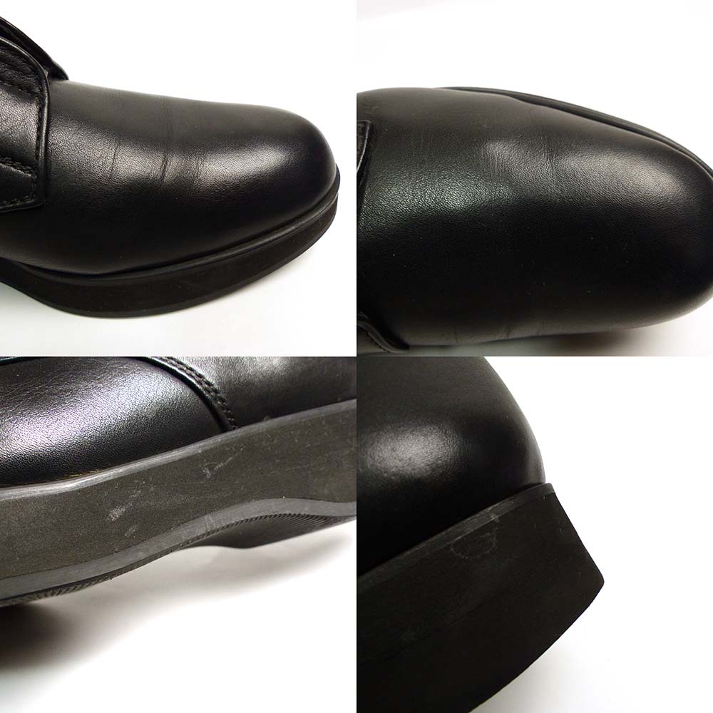 Yohji Yamamoto NOIR / ヨウジヤマモト ノアール レザーセンタージップ