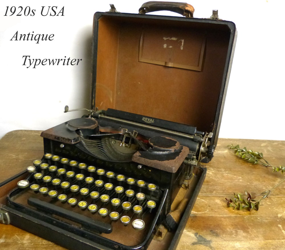 希少】1920年代頃 USA製ROYAL社 アンティーク タイプライター