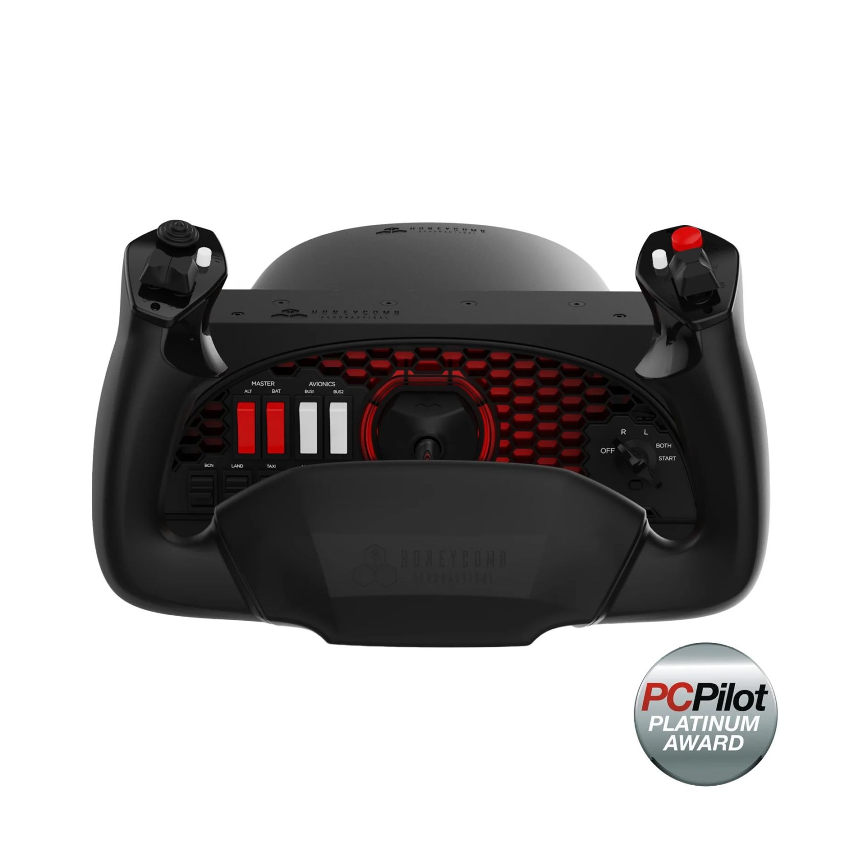 Honeycomb Aeronautical ALPHA FLIGHT CONTROLS YOKE & SWITCH PANEL