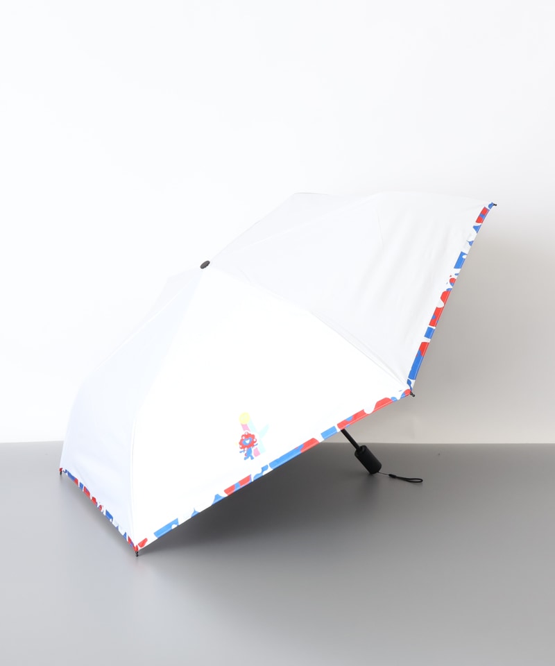 EXPO2025ミャクミャク+ワールド晴雨兼用傘（自動開閉折りたたみ傘