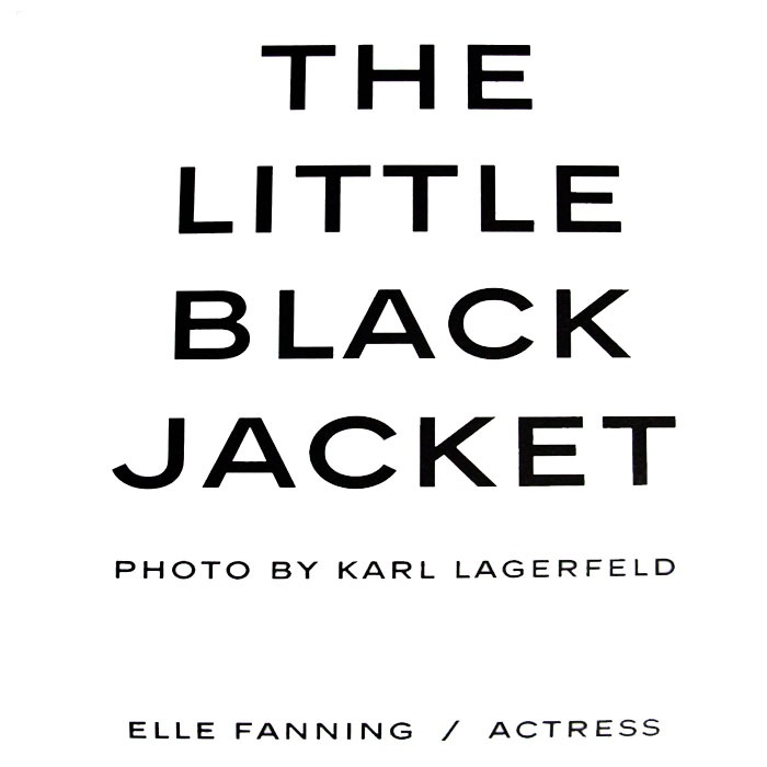 シャネル The Little Black Jacket エル ファニング（カール
