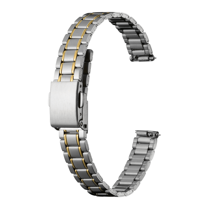 時計バンド クイックレバー ステンレススチール コンビ BSBLE5253TG