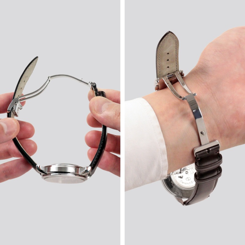 D-バックル 厚型対応 ステンレススチール シルバー ZS0008 | レザー