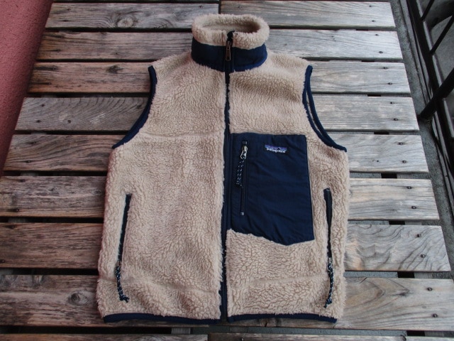 美USED パタゴニア レトロXベスト 01年FA USA製 ナチュラル XS jku953