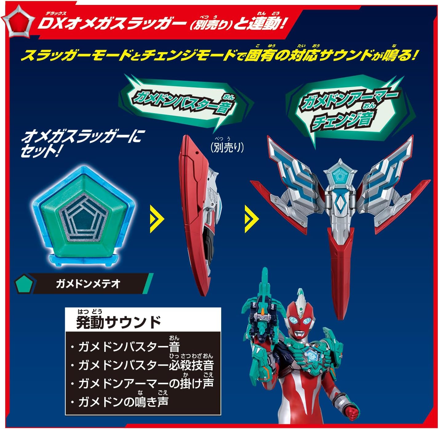 ウルトラマンオメガ メテオカイジュウシリーズEX DXガメドン