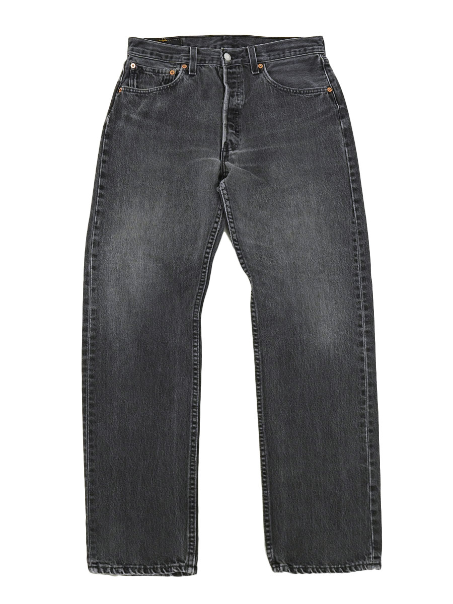 90's Levi's 501 ブラック デニムパンツ 表記(32x32) USA製 Rマーク