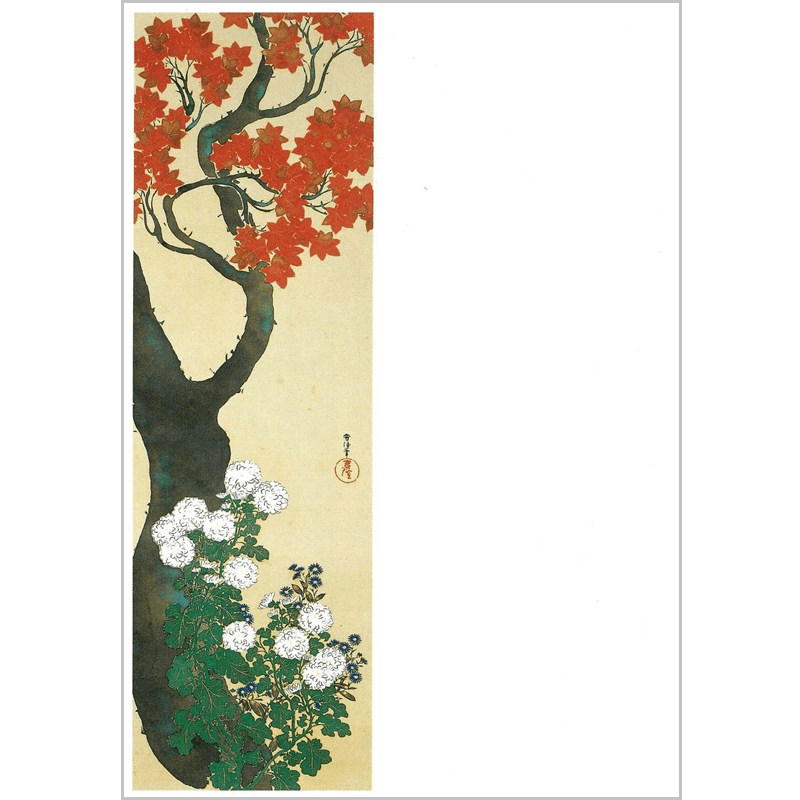 絵はがき〈紅葉白菊図〉神坂雪佳 NA-87京都便利堂オンラインショップ