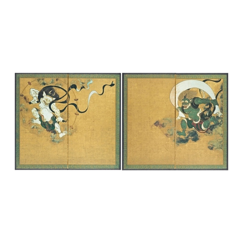縮小屏風〈国宝 風神雷神図〉(小) 俵屋宗達京都便利堂オンラインショップ