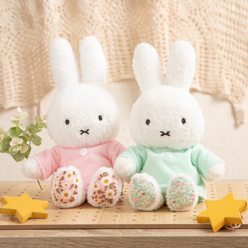 Flower Miffy 着せかえほわほわぬいぐるみ フェイクグリーンセット