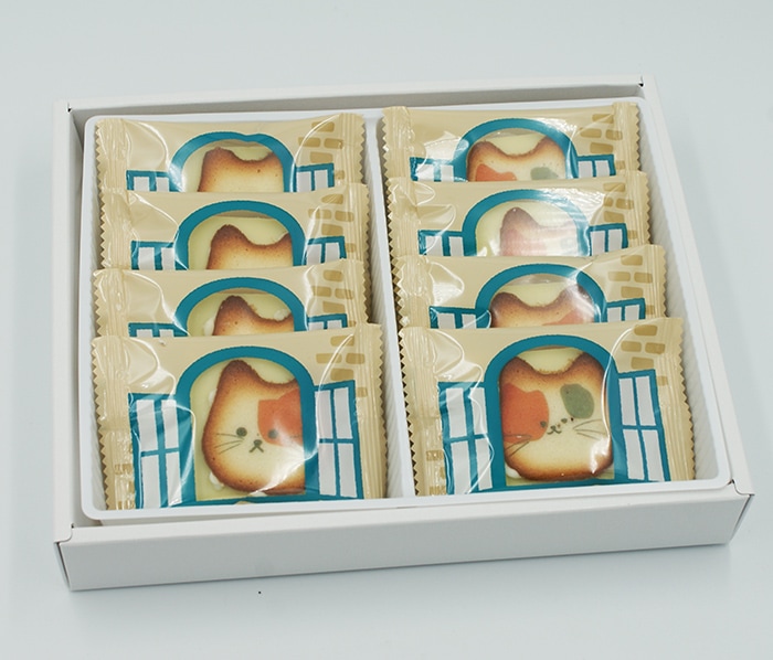 にゃんこクッキー信州ネコまみれ8個入（夏クール配送）（信州長野県の