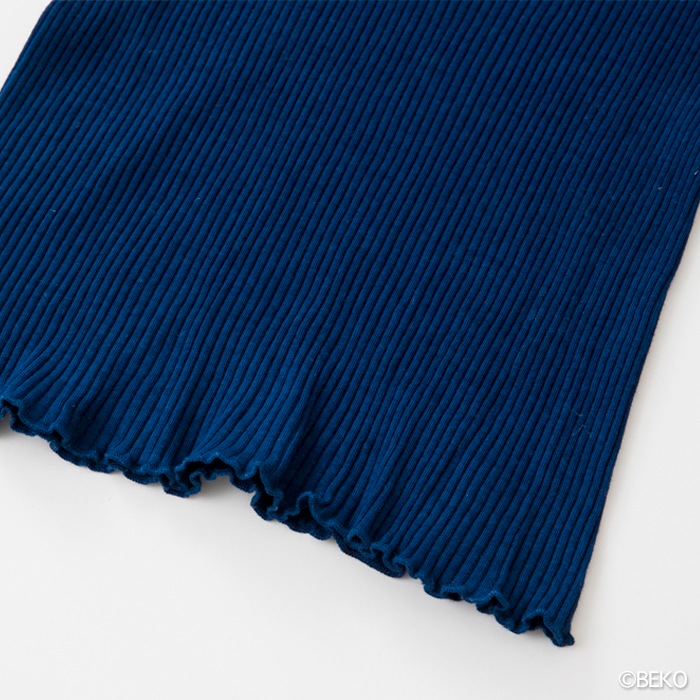 天衣無縫 藍染めby宝島染工（手染め）リブキャミソール（メール便使用