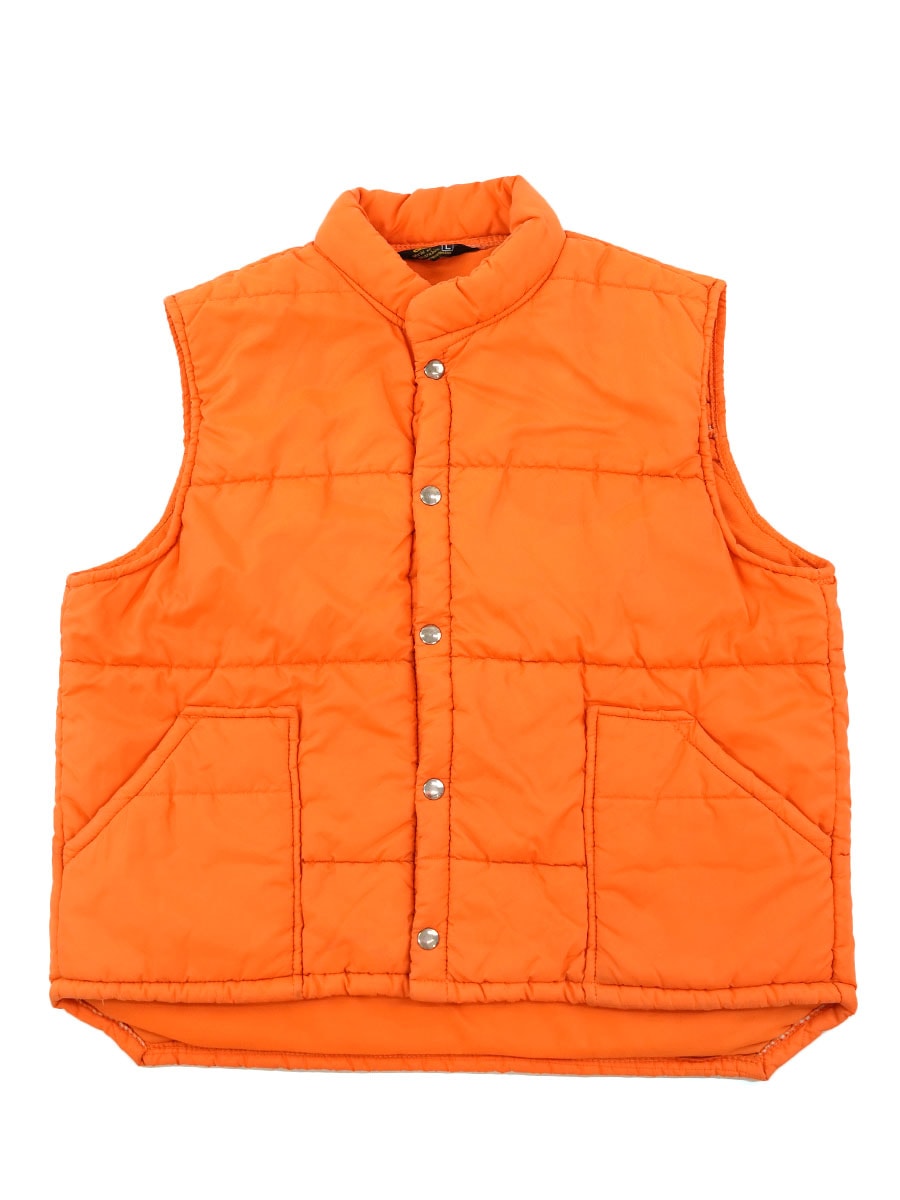 70's Swingster 無地オレンジ レーシングベスト 表記(L) | すべての
